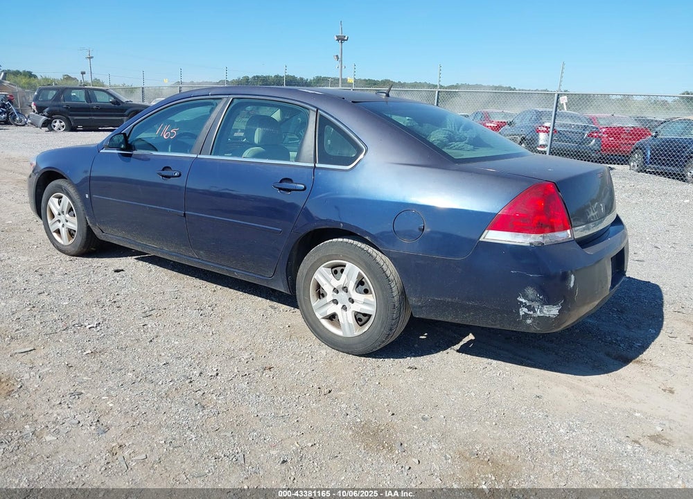 2007 CHEVROLET IMPALA LS VIN: 2G1WB58N179245478