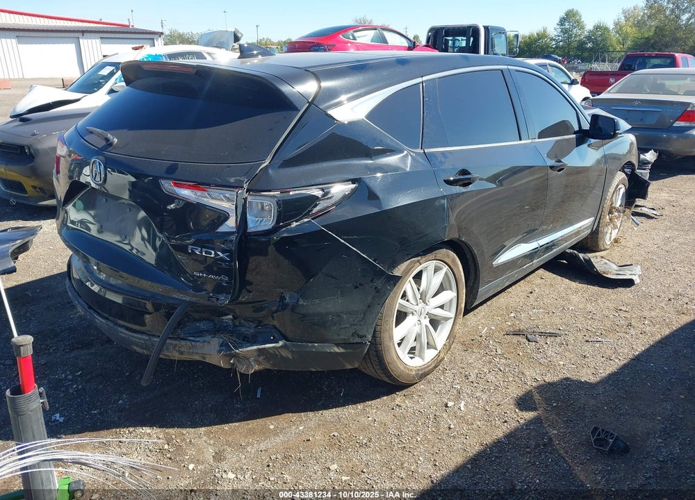 2021 ACURA RDX STANDARD VIN: 5J8TC2H31ML001937