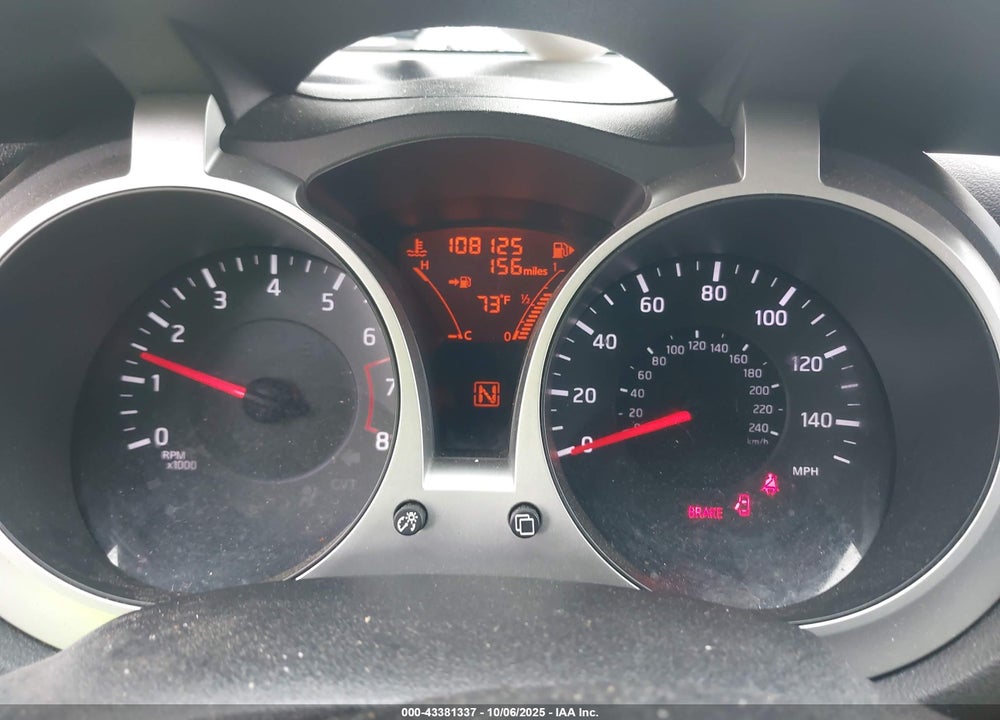 2012 NISSAN JUKE SL VIN: JN8AF5MV0CT122693