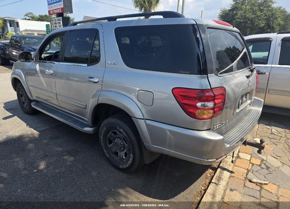 2001 TOYOTA SEQUOIA SR5 V8 VIN: 5TDBT44A51S021175