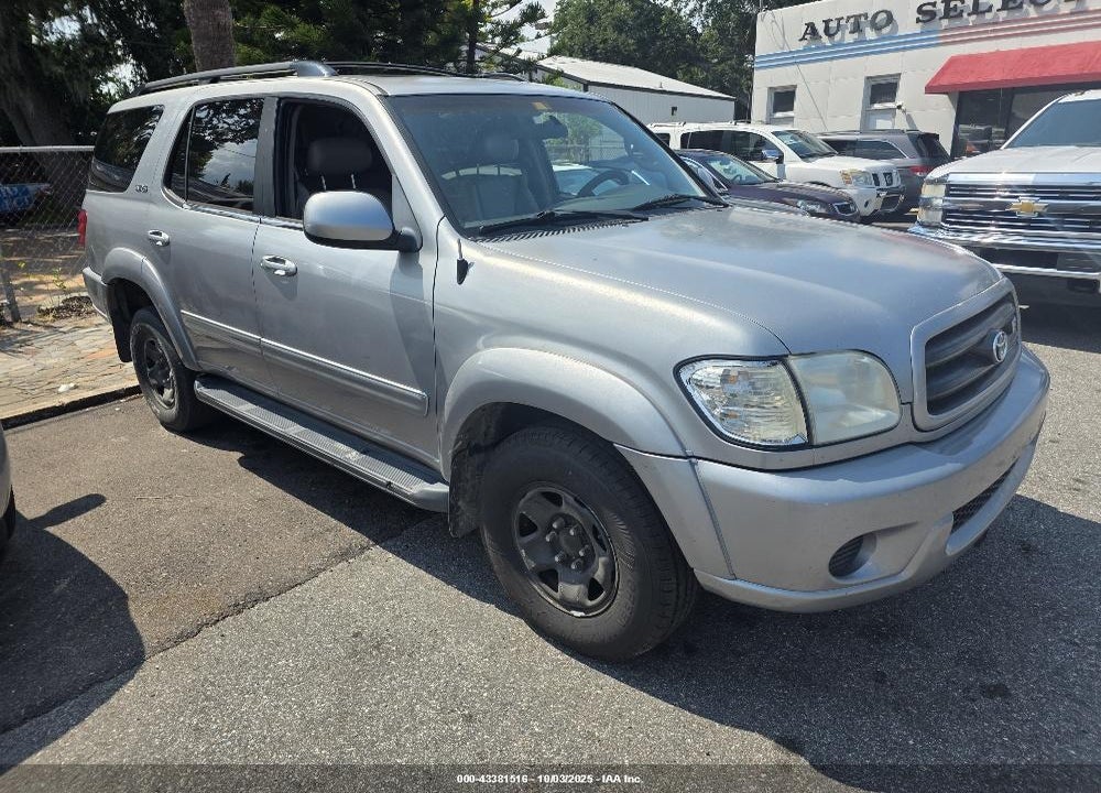 2001 TOYOTA SEQUOIA SR5 V8 VIN: 5TDBT44A51S021175
