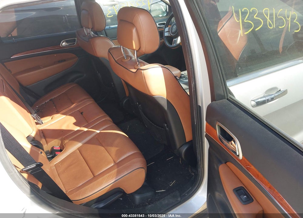 2013 JEEP GRAND CHEROKEE VIN: 1C4RJFCG6DC646342