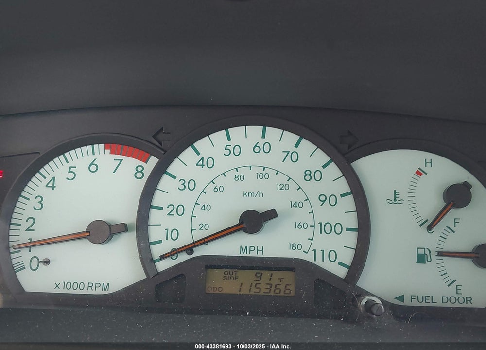 2003 TOYOTA COROLLA LE VIN: JTDBR32E030024022