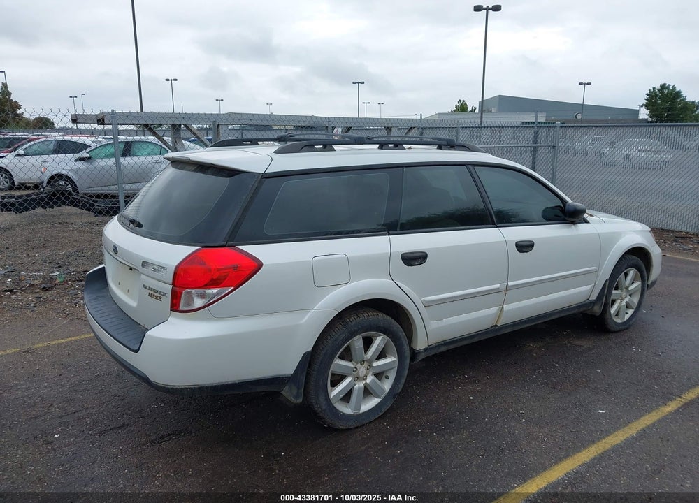 2009 SUBARU OUTBACK VIN: 4S4BP61C297330657