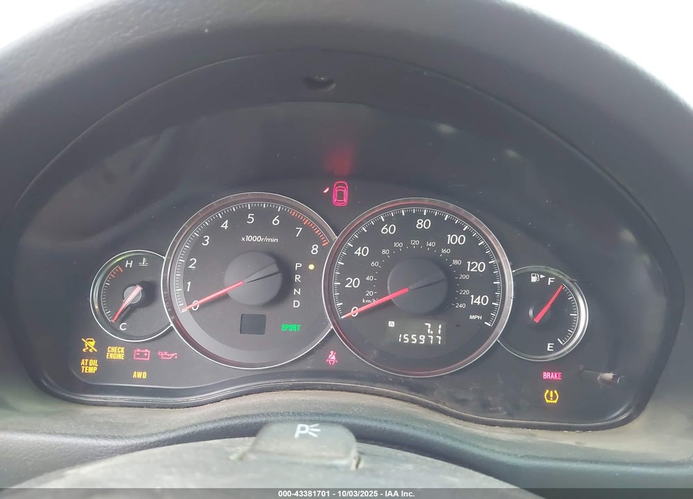 2009 SUBARU OUTBACK VIN: 4S4BP61C297330657