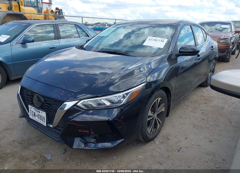 2022 NISSAN SENTRA SV XTRONIC CVT VIN: 3N1AB8CVXNY245246