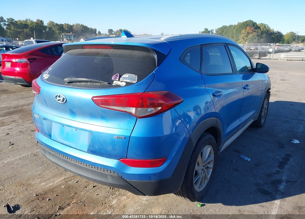2018 HYUNDAI TUCSON SEL VIN: KM8J3CA4XJU697696