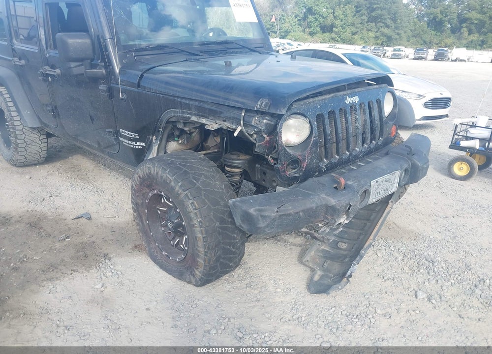 2013 JEEP WRANGLER UNLIMITED SPORT VIN: 1C4BJWDG9DL577579