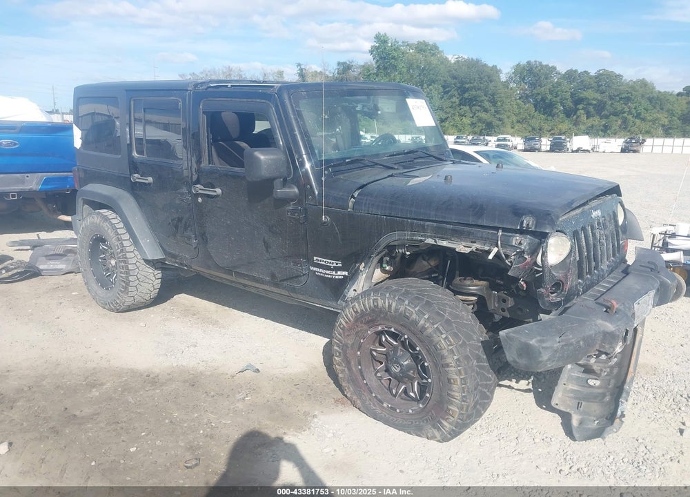 2013 JEEP WRANGLER UNLIMITED SPORT VIN: 1C4BJWDG9DL577579