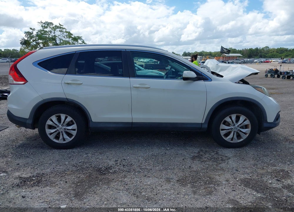 2013 HONDA CR-V EX-L VIN: 5J6RM4H72DL038574