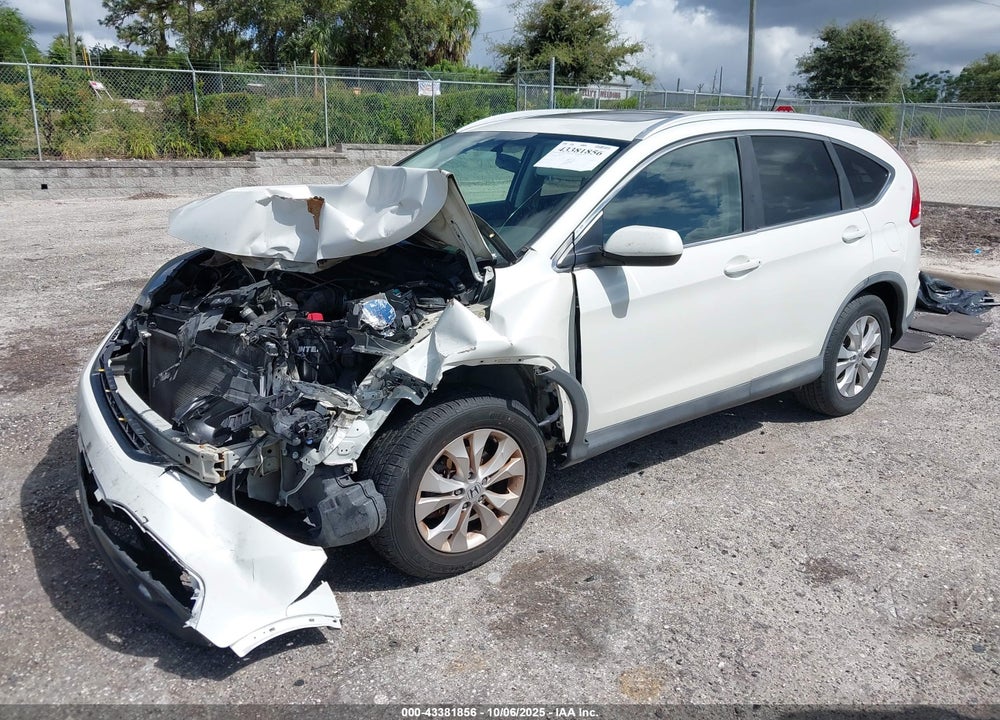 2013 HONDA CR-V EX-L VIN: 5J6RM4H72DL038574