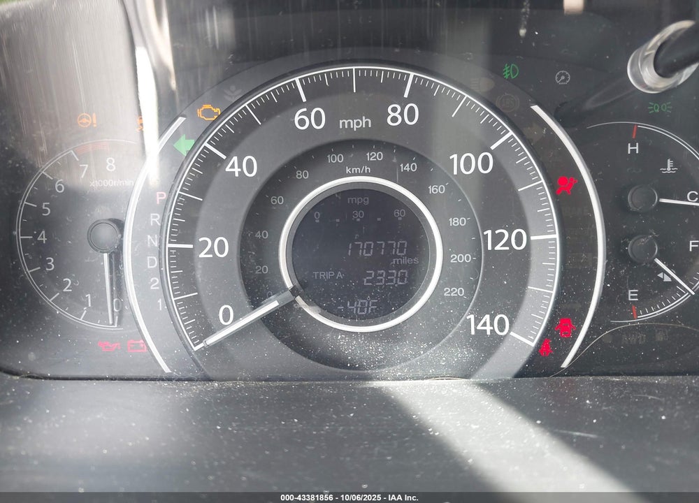 2013 HONDA CR-V EX-L VIN: 5J6RM4H72DL038574