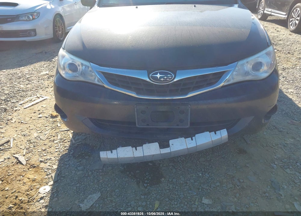 2009 SUBARU IMPREZA VIN: JF1GH63659G825732