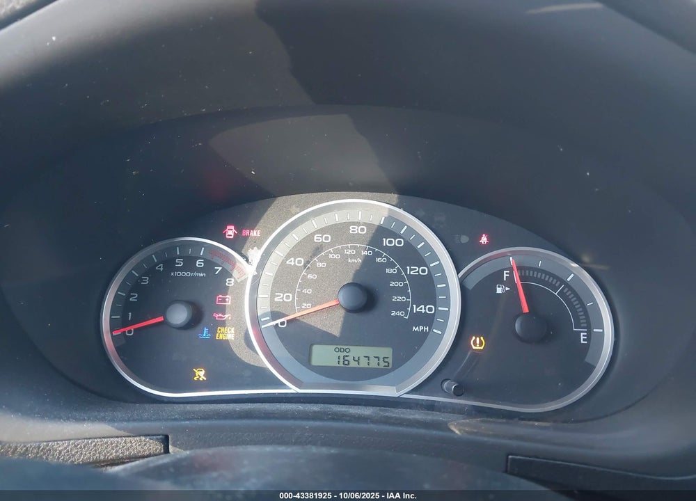 2009 SUBARU IMPREZA VIN: JF1GH63659G825732