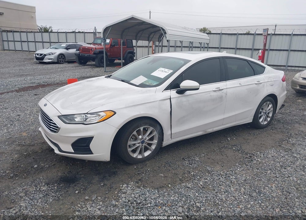 2019 FORD FUSION SE VIN: 3FA6P0HD2KR246053