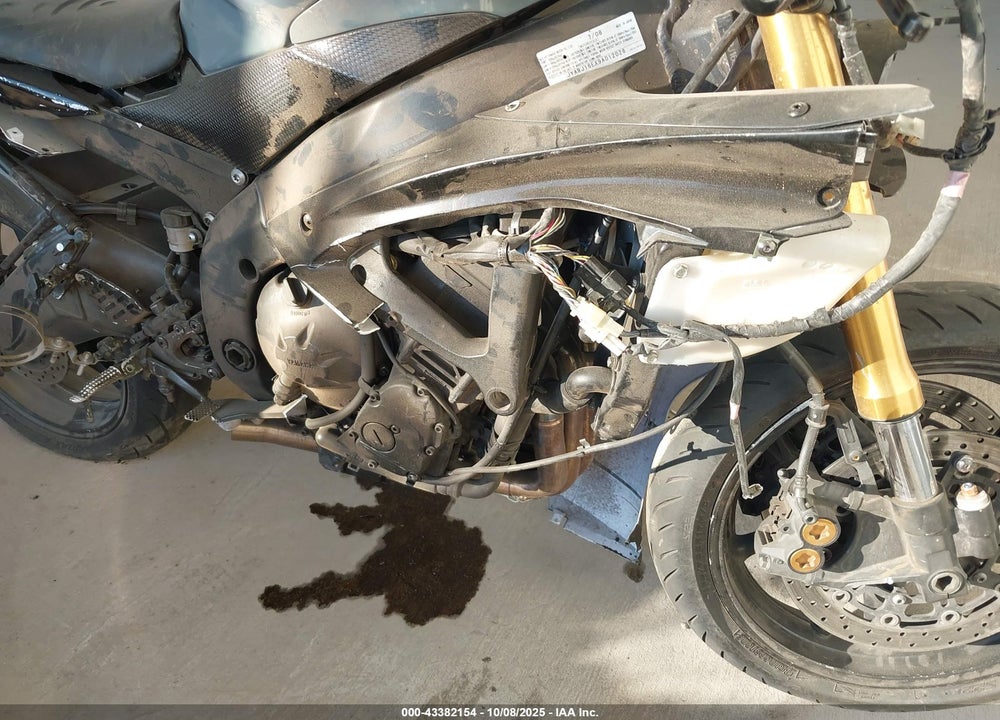 2009 YAMAHA YZFR6 VIN: JYARJ16EX9A012026