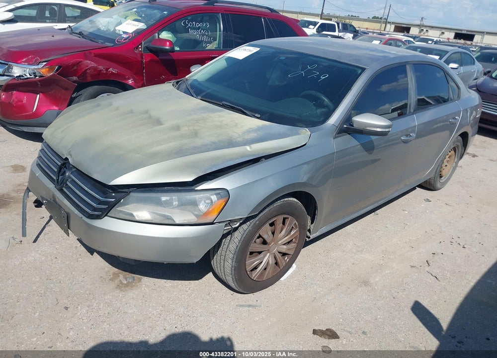 2012 VOLKSWAGEN PASSAT 2.5L S VIN: 1VWAP7A32CC080192