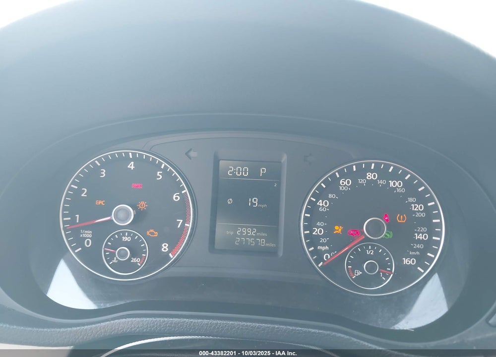 2012 VOLKSWAGEN PASSAT 2.5L S VIN: 1VWAP7A32CC080192
