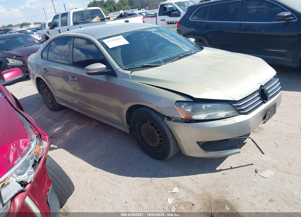 2012 VOLKSWAGEN PASSAT 2.5L S VIN: 1VWAP7A32CC080192