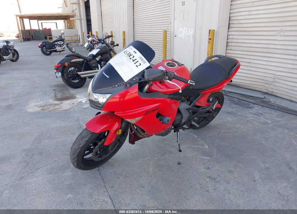 2008 KAWASAKI EX650 A VIN: JKAEXEA108A037149