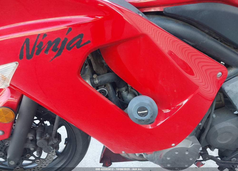 2008 KAWASAKI EX650 A VIN: JKAEXEA108A037149