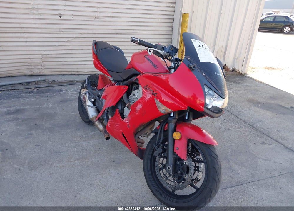 2008 KAWASAKI EX650 A VIN: JKAEXEA108A037149