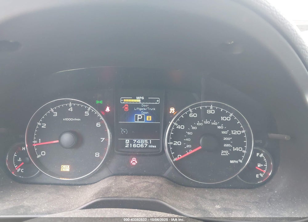 2013 SUBARU OUTBACK VIN: 4S4BRBKC7D3283563