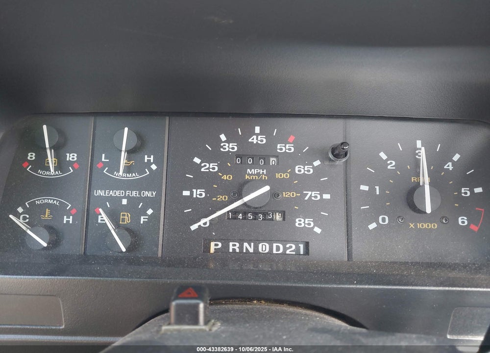 1992 FORD RANGER VIN: 1FTCR10U5NPA67929