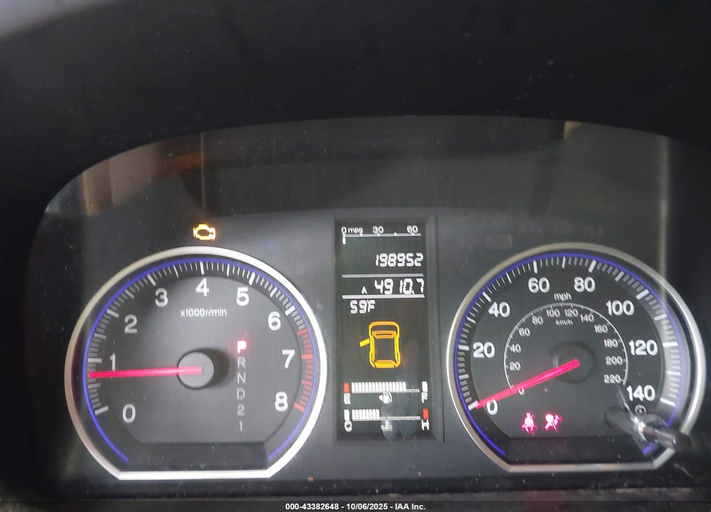 2009 HONDA CR-V VIN: 3CZRE48579G707017