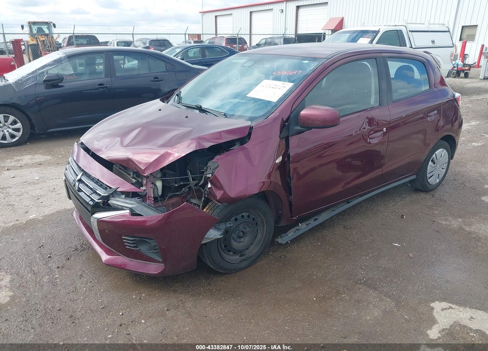 2021 MITSUBISHI MIRAGE CARBONITE EDITION/ES/LE VIN: ML32AUHJ5MH004730
