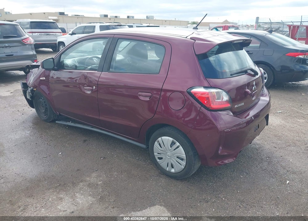 2021 MITSUBISHI MIRAGE CARBONITE EDITION/ES/LE VIN: ML32AUHJ5MH004730