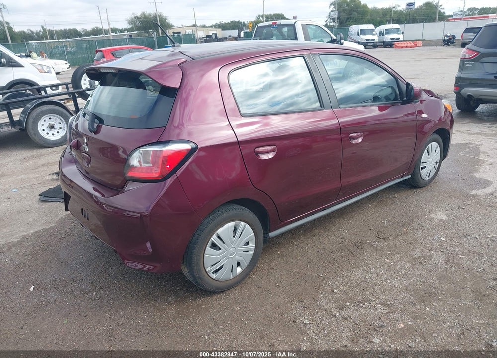 2021 MITSUBISHI MIRAGE CARBONITE EDITION/ES/LE VIN: ML32AUHJ5MH004730