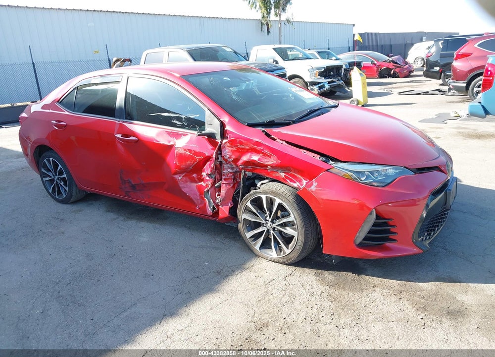 2019 TOYOTA COROLLA SE VIN: 2T1BURHE5KC151541