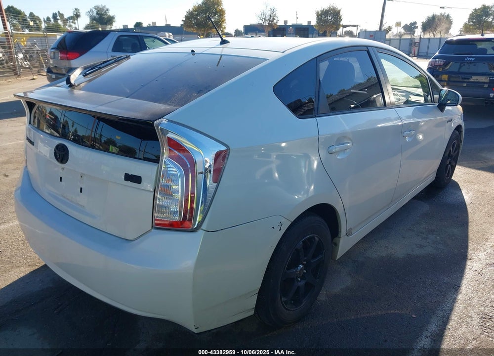 2012 TOYOTA PRIUS VIN: JTDKN3DU7C1481470
