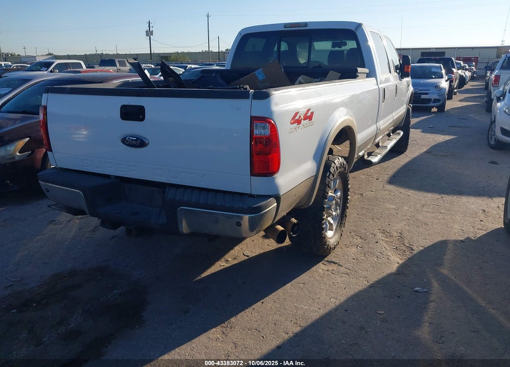 2008 FORD F-350 FX4/HARLEY-DAVIDSON/KING RANCH/LARIAT/XL/XLT VIN: 1FTWW31R18EA45910