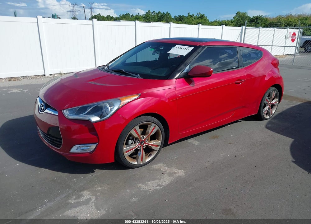 2013 HYUNDAI VELOSTER VIN: KMHTC6AD5DU118466