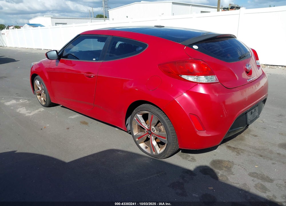 2013 HYUNDAI VELOSTER VIN: KMHTC6AD5DU118466