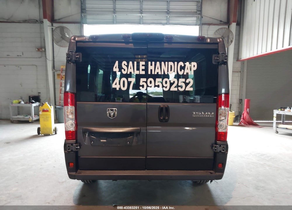 2023 RAM PROMASTER 1500 LOW ROOF 118 WB VIN: 3C6LRVNG6PE600276
