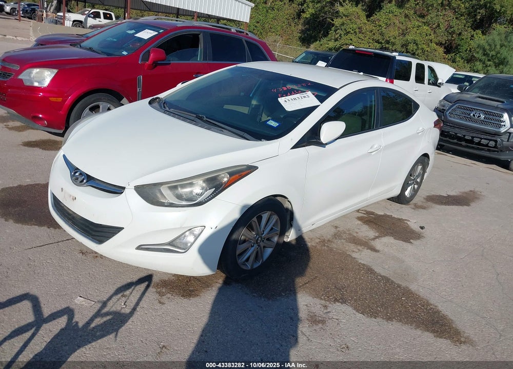 2014 HYUNDAI ELANTRA VIN: 5NPDH4AE8EH486594