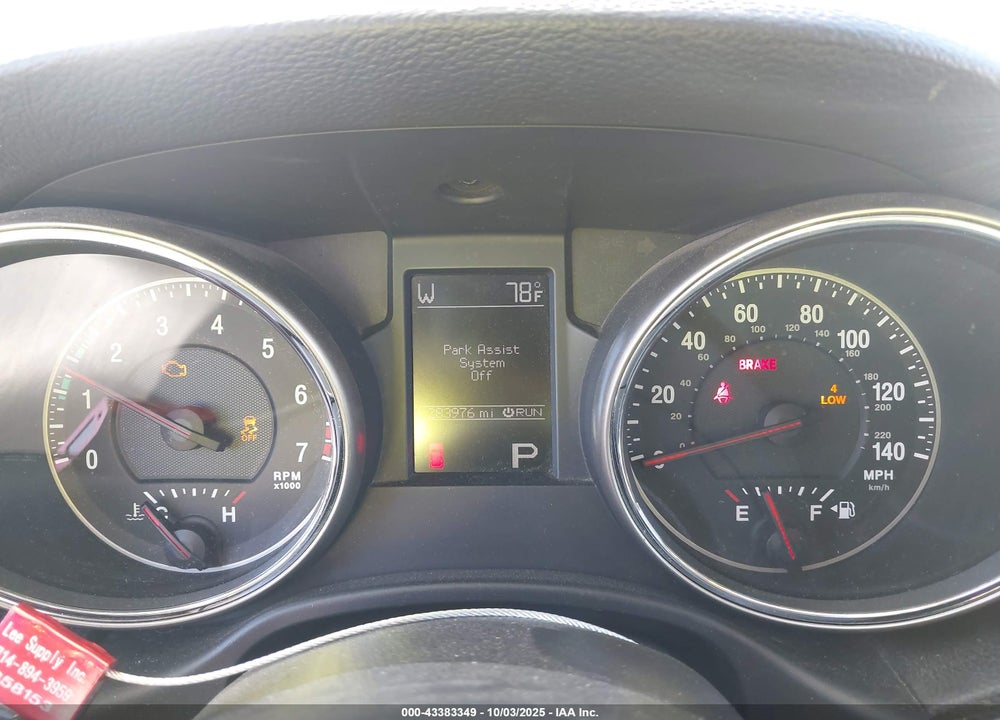 2013 JEEP GRAND CHEROKEE VIN: 1C4RJFAG8DC572909