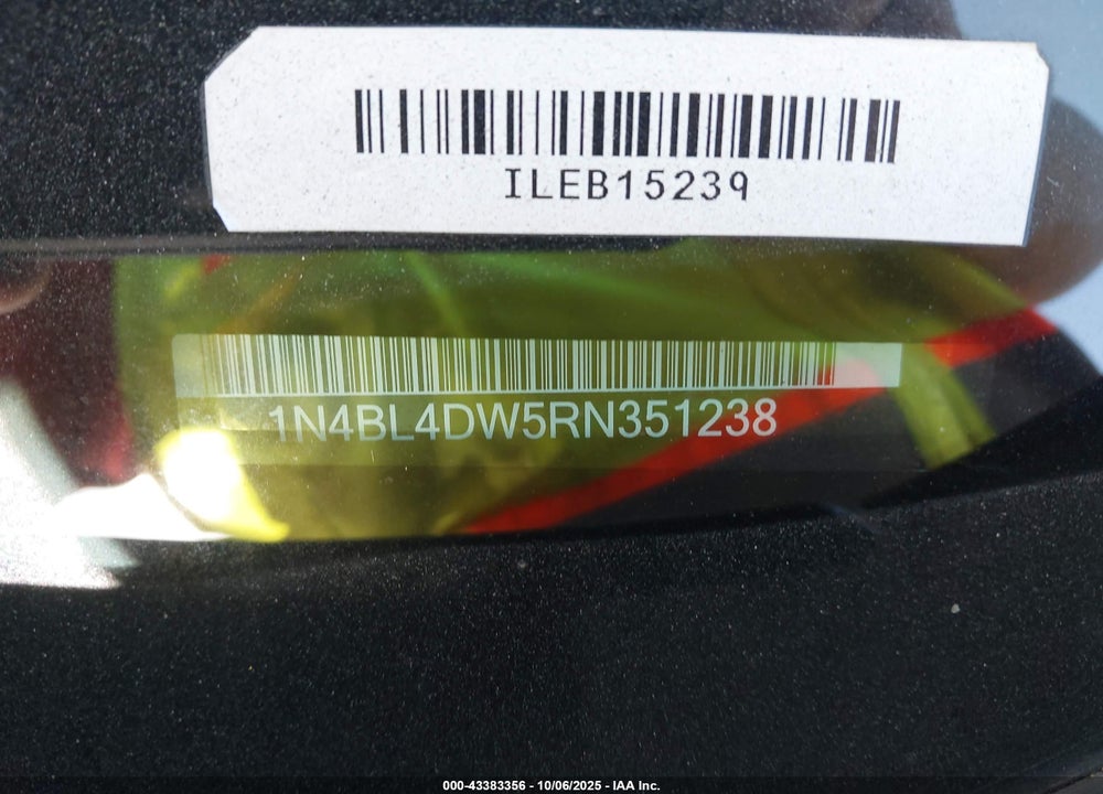 2024 NISSAN ALTIMA VIN: 1N4BL4DW5RN351238