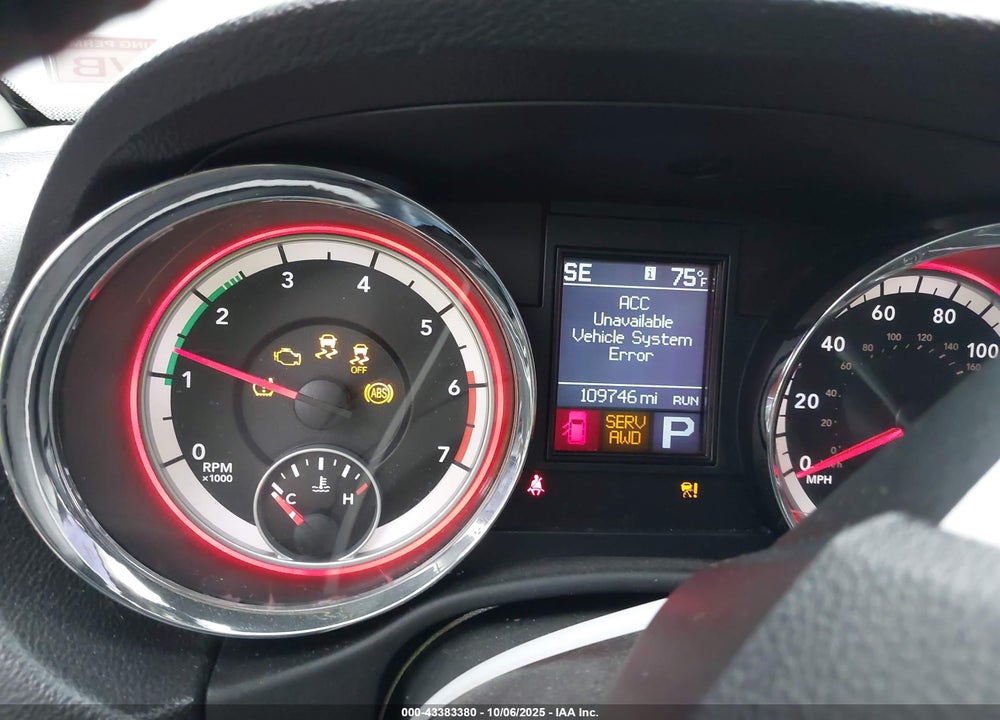 2012 DODGE DURANGO VIN: 1C4SDJET8CC278735