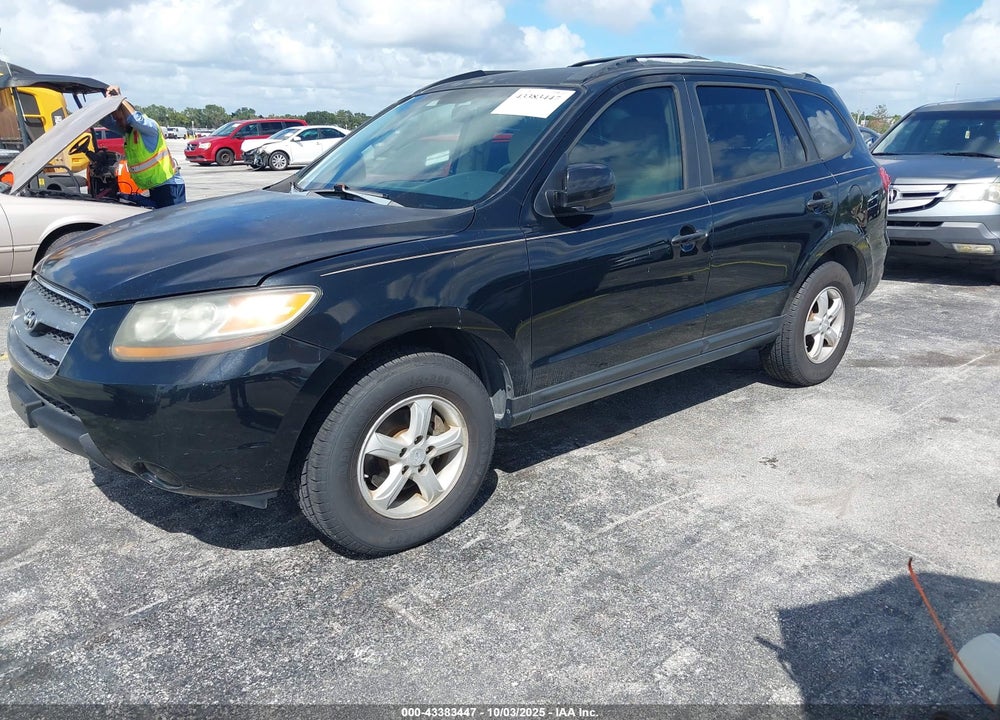 2007 HYUNDAI SANTA FE GLS VIN: 5NMSG13D37H110270
