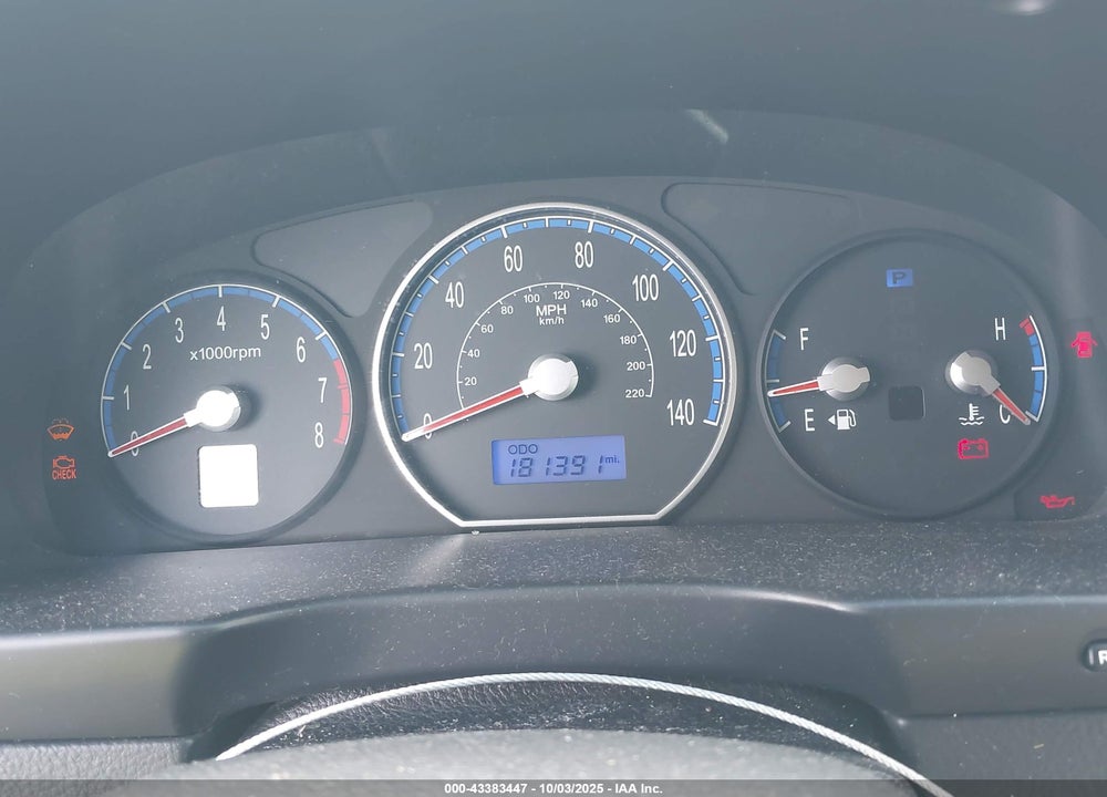 2007 HYUNDAI SANTA FE GLS VIN: 5NMSG13D37H110270