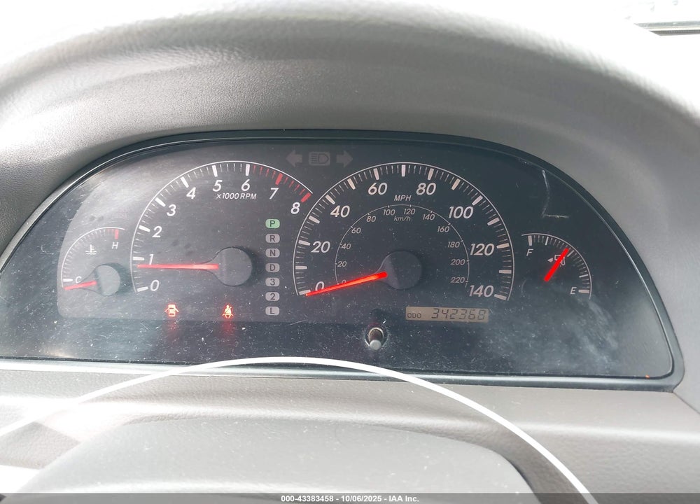 2006 TOYOTA CAMRY LE VIN: 4T1BE32K86U133595