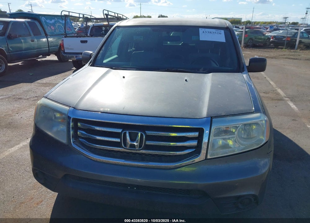 2013 HONDA PILOT VIN: 5FNYF4H23DB052406