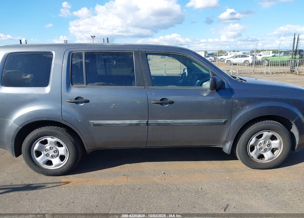 2013 HONDA PILOT VIN: 5FNYF4H23DB052406