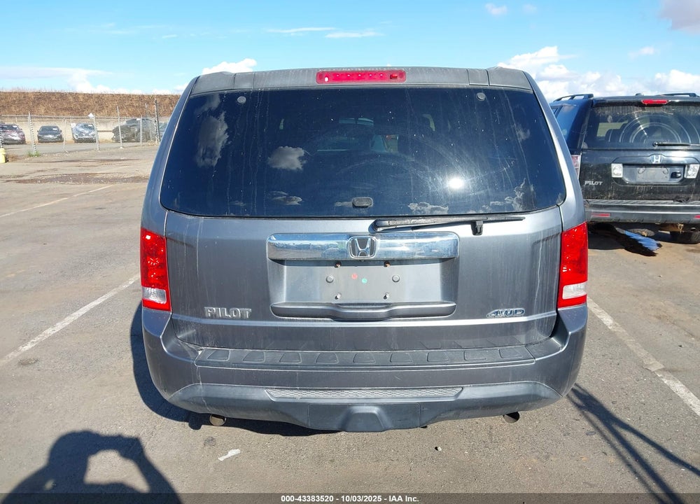 2013 HONDA PILOT VIN: 5FNYF4H23DB052406