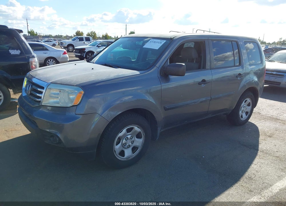 2013 HONDA PILOT VIN: 5FNYF4H23DB052406
