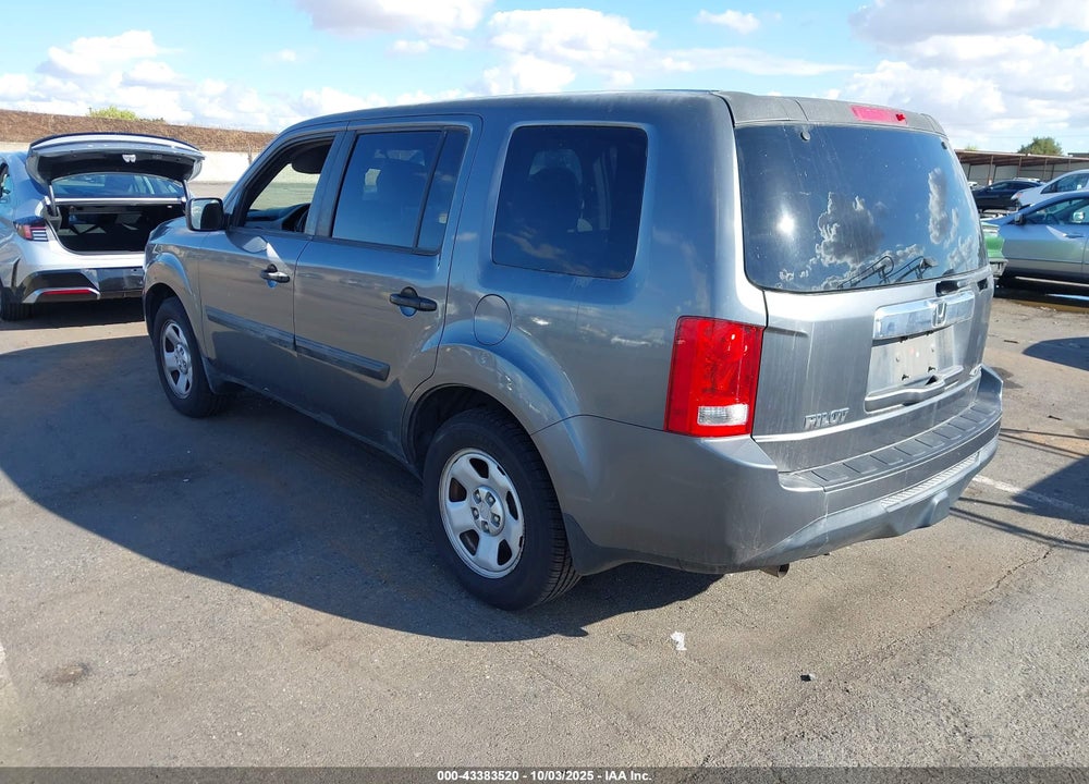 2013 HONDA PILOT VIN: 5FNYF4H23DB052406